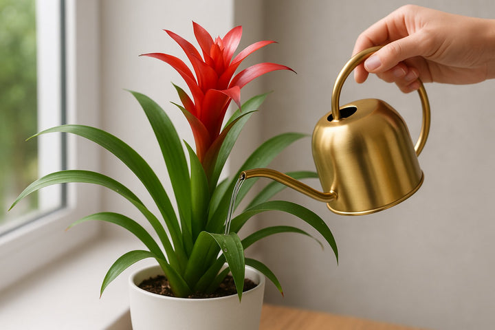 Bromelien gießen: So pflegst du deine exotischen Zimmerpflanzen