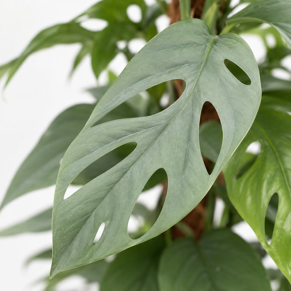 Epipremnum Pinnatum Cebu Blue (60cm, Ø17cm), Nahaufnahme Blatt