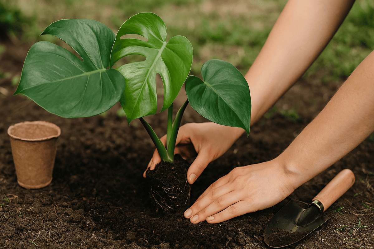 Monstera einpflanzen: Dein Guide für die perfekte Zimmerpflanze