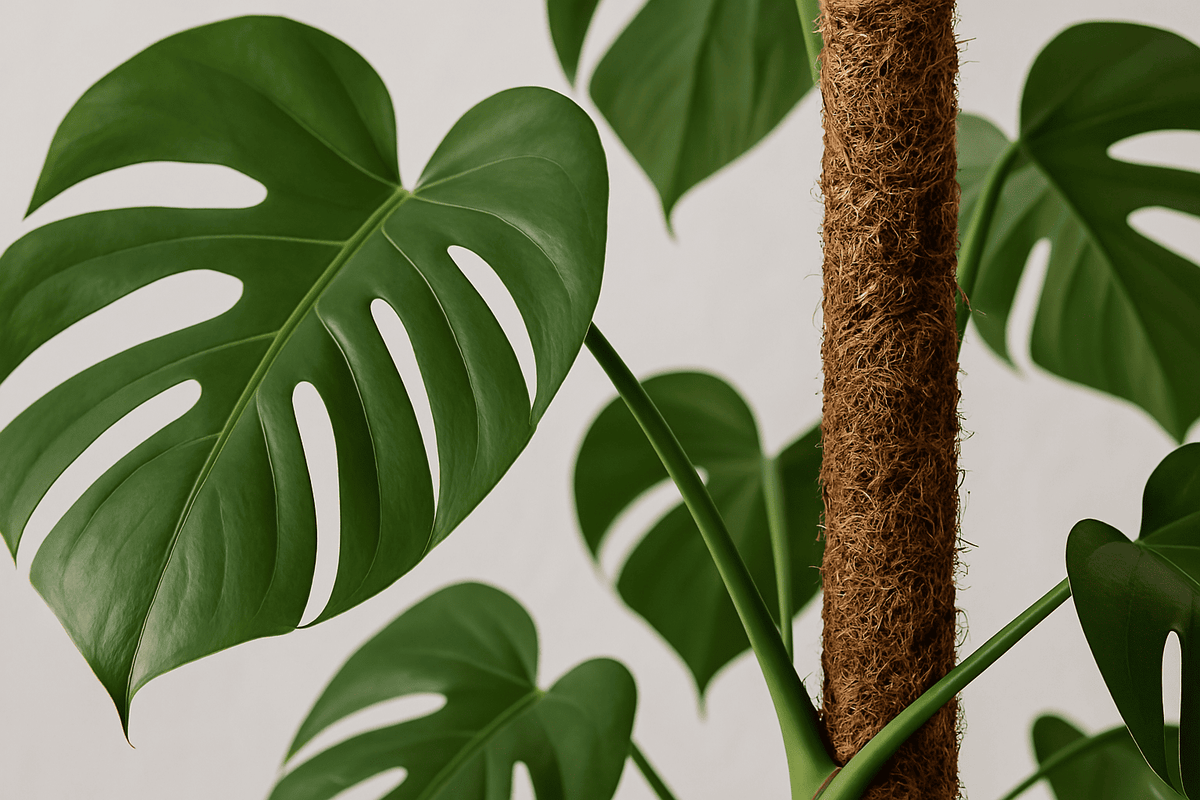 Monstera-Rankhilfe: welcher Stab passt und wie du ihn anbringst