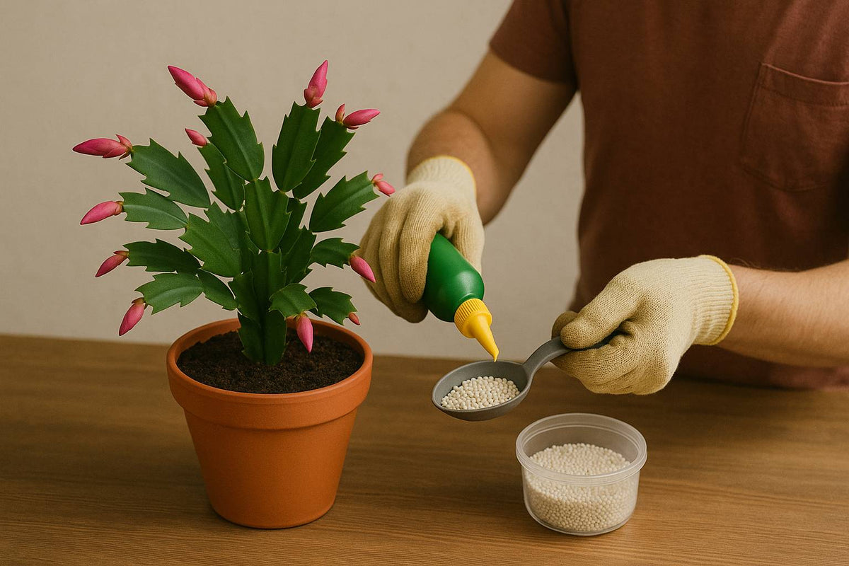 So düngst du deinen Weihnachtskaktus für eine üppige Blüte