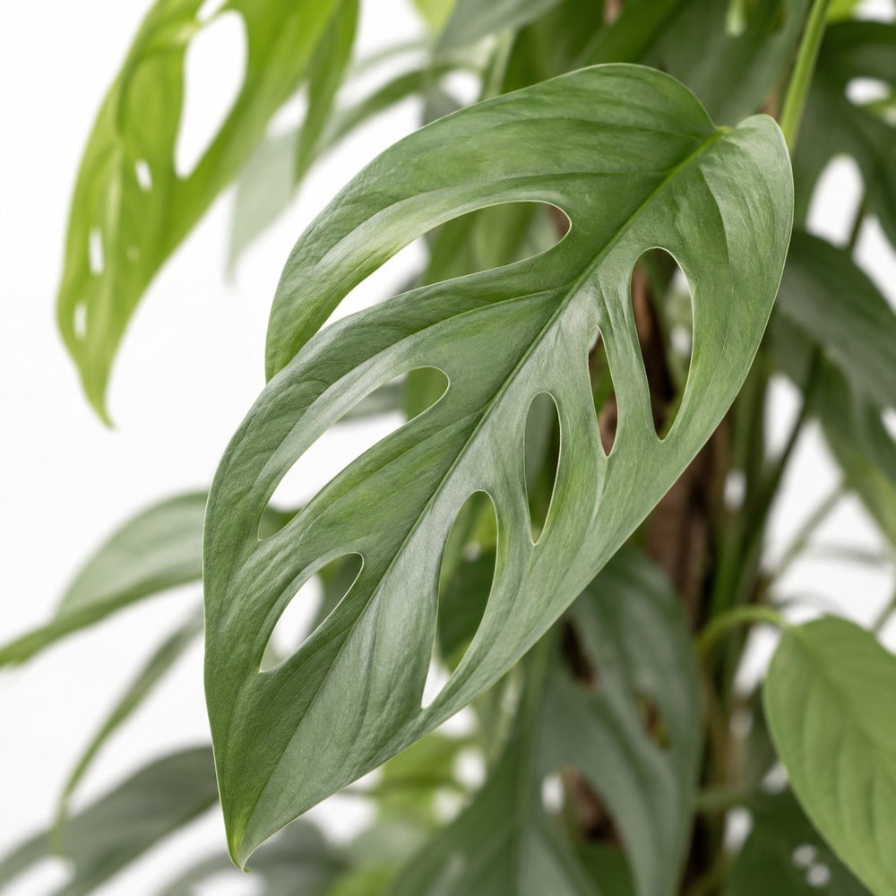 Epipremnum Pinnatum Cebu Blue, Nahaufnahme Blatt