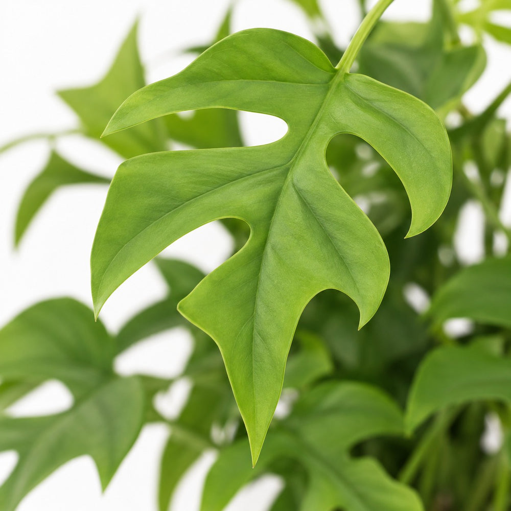 Monstera Minima (25cm, Ø15cm), Nahaufnahme Blatt