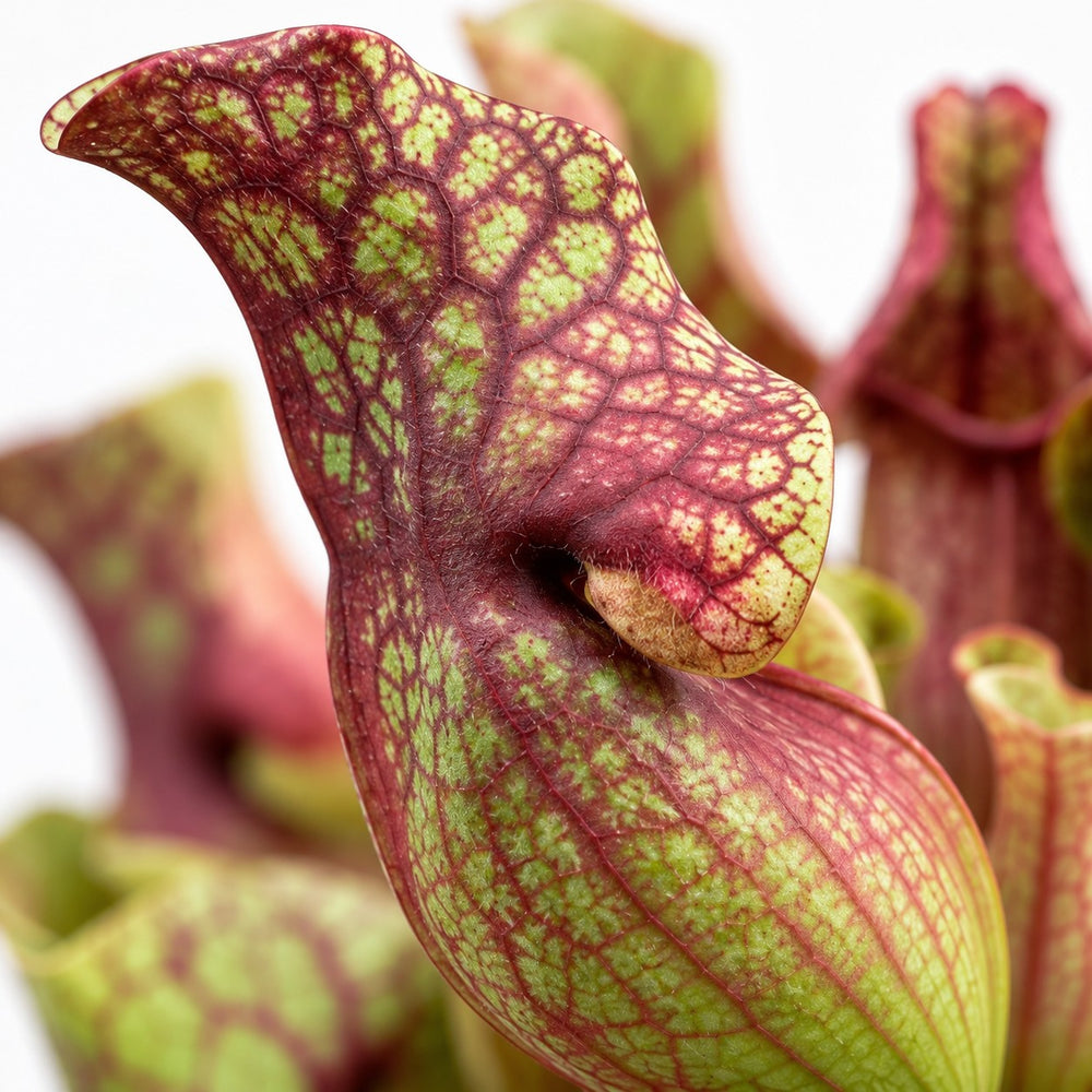 Sarracenia Venosa, Nahaufnahme Blatt