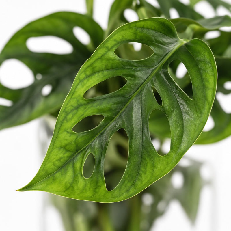 Zylinder-Glas Duo Monstera/Clusia - 2 Stück - 25-40cm Detail